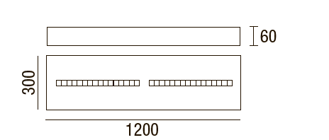 LED Itaca S 30x120 - 2 LED Itaca S 30x120 - 2