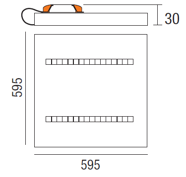 LED Itaca QR 60x60 - 3 LED Itaca QR 60x60 - 3