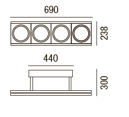 LED Flash 1 Grigio - 2 LED Flash 1 Grigio - 2