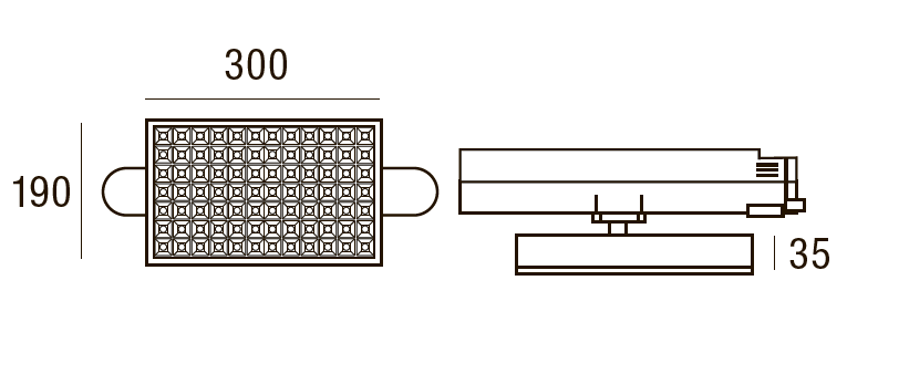 LED Quadro trifase DALI - 2 LED Quadro trifase DALI - 2