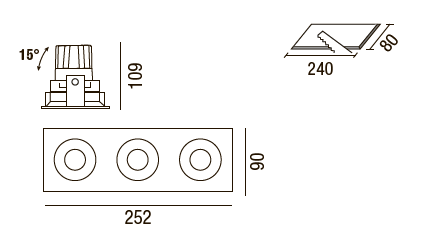 LED Cielo 3RR - 2 LED Cielo 3RR - 2