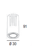 LED Impercettibile 1002R - 2 LED Impercettibile 1002R - 2