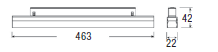 LED Linear Dark Quarantotto - 2 LED Linear Dark Quarantotto - 2