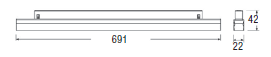 LED Linear Dark Quarantotto DALI - 2 LED Linear Dark Quarantotto DALI - 2