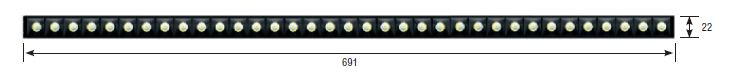 LED Linear Dark Quarantotto - 3 LED Linear Dark Quarantotto - 3