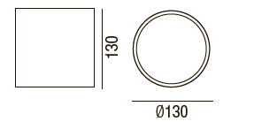 LED Dolcetondo C DALI PUSH - 2 LED Dolcetondo C DALI PUSH - 2