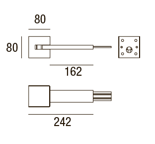 Attacco parete Estensione LED System - 2 Attacco parete Estensione LED System - 2