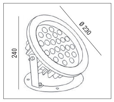 LED Lince 68 RGBW - 2 LED Lince 68 RGBW - 2