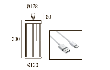 LED Tevere lanterna - 3 LED Tevere lanterna - 3